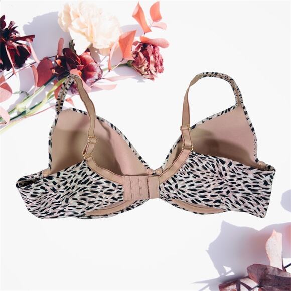 SOMA Women's 38D Pink White Black Embraceable Perfect Full Coverage Bra - Picture 2 of 8